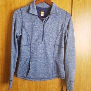 Lucy Blue 3/4 Zip Pullover Sz Small